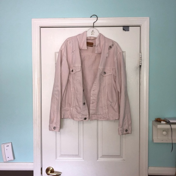 Pink Zara Denim Jacket - Picture 4 of 5